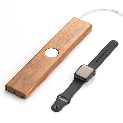 Station de recharge Apple Watch en bois